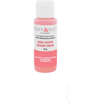 Kakaové máslo barevné 78g coral orange - Roxy and Rich