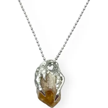 Náhrdelník SUBB Jewelry náhrdelník TORCH s hnědým měsíčním kamenem