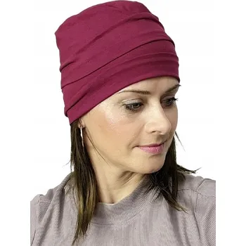 Podprsenka Eva Design turban viskóza červený univerzální velikost