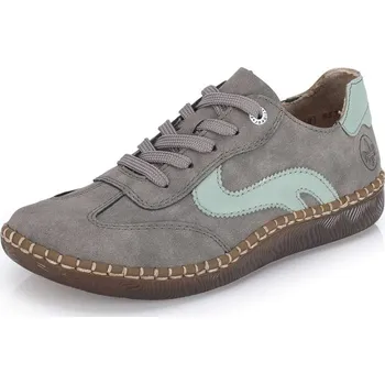 Dámské polobotky Dámské polobotky RIEKER N2400-40 šedá S6 43