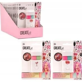 Obraz Křída na vlasy Create It! růžová a modrá