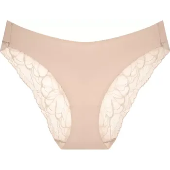 Dámské spodní prádlo Dámské kalhotky Body Make-Up Illusion Lace Highleg Tai - BROWN - sv. hnědé 00NZ - TRIUMPH BROWN 40