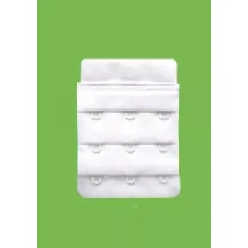 Vložka do podprsenky Prodlužovač obvodu podprsenky Julimex BA03 Bílá 3 háčky