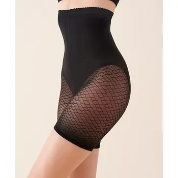 Dámské stahovací prádlo Šortky Gabriella 670 Summer High Shaper 40 den nero 2-S