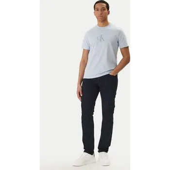 Pánská móda Calvin Klein T-Shirt LV04RF853G Světle modrá Regular Fit M
