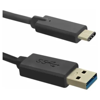 Datový kabel QOLTEC 50500 Qoltec Cable USB 3.1 type C male USB 3.0 A male 1m
