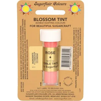 Jedlá prachová barva rose 7ml - Sugarflair | Skvělé pro Váš domácí dort