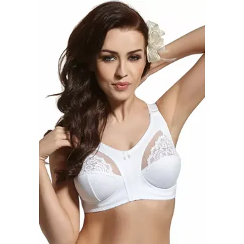 Dámské oblečení Dámská podprsenka 578 white - VIKI Bílá 75/E