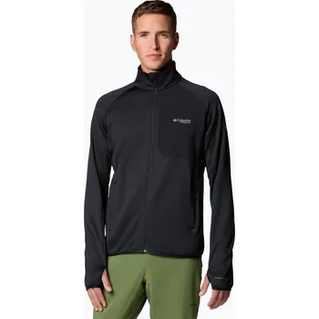 Pánské oblečení Pánská trekingová mikina Columbia Triple Canyon Grid Fleece Full Zip II black
