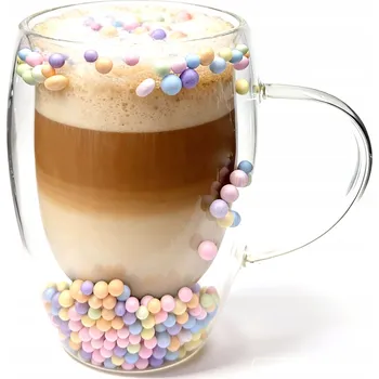 Sklenice Sklenice na kávu 350 ml Průhledná