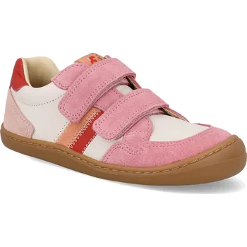 Barefoot dětské tenisky Koel - Bali Leather 3.0 Pink bilo-růžové Velikost: 25