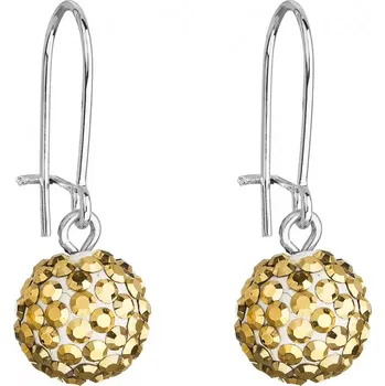 Náušnice Náušnice bižuterie s krystaly 71119.5 gold