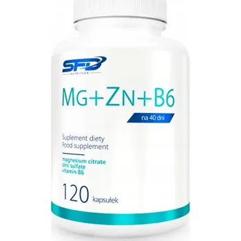 Doplněk stravy SFD Mg+Zn+B6 kapsle 120 ks
