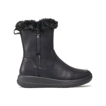 Dámské kozačky Polokozačky Clara Barson WS6010-03 Černá 37