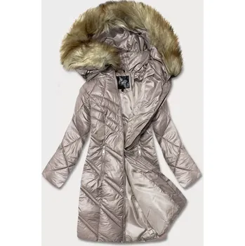 Dámská bunda Dámská prošívaná bunda ve velbloudí barvě (H-97-2) odstíny béžové S (36)