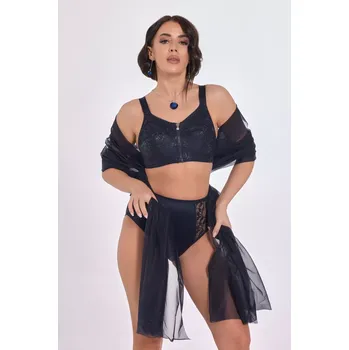 Dámské oblečení PODPRSENKA 586/PRSENKA ZUZA-MODRÁ NIGHT BLUE 90F