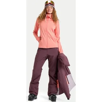 Dámská mikina Roxy Funkční mikina Vertere Full Zip ERJFT04974 Oranžová Regular Fit XL