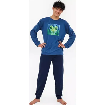 CHLAPECKÉ PYŽAMO FUN&YOUNG DR 999/55 PROTECT džínovina 188/L