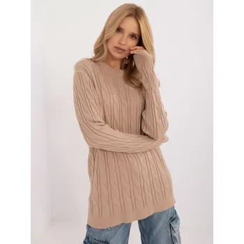 Dámský svetr Jumper AT SW 2343.88 camel jedna velikost