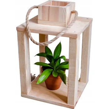 Obraz Lucerna Woodson dřevěná 42 cm