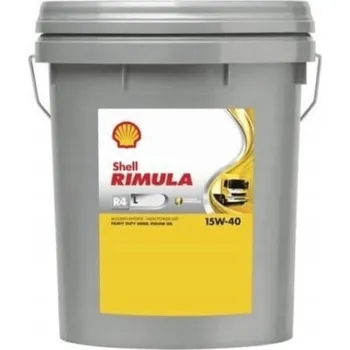 Motorový olej Shell Rimula R4 L 15W-40 20L nízkopopelnatý olej pro zemědělské stroje