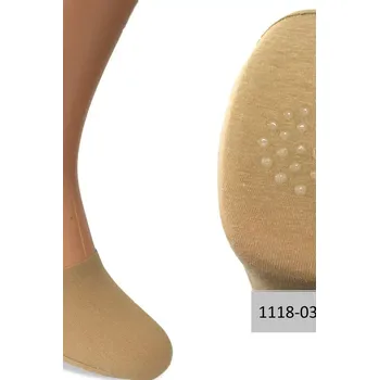 Pánské ponožky Dámské ponožky "mokasíny" 1118 J.Béžová UNI