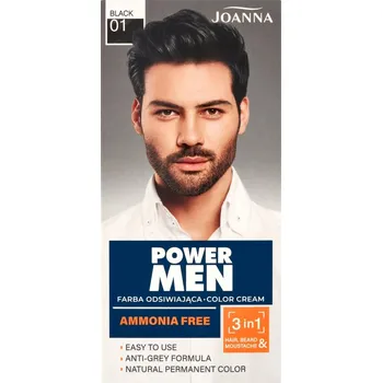 Barva na vlasy Joanna Power Men Color Cream 3v1