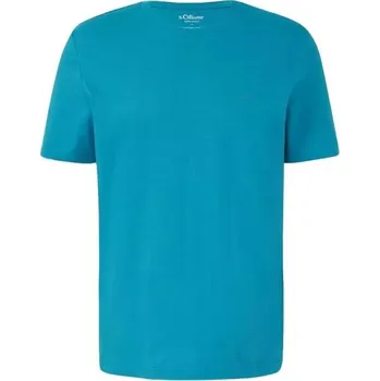 Pánské tričko Pánské tričko s.Oliver JERSEY T-SHIRT 3XL Světle modrá