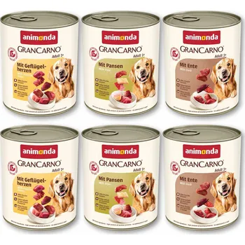 Krmivo pro psa Animonda GranCarno Adult šťavnatá variace 12x800g