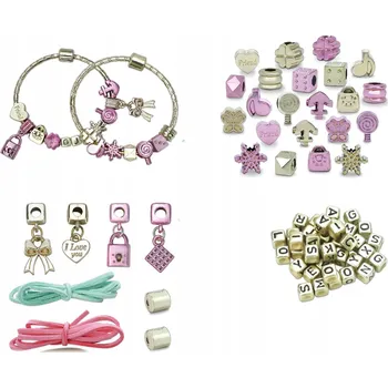 kreativní sada Kreativní sada na výrobu náramků - 6dílný set pro malé tvůrce