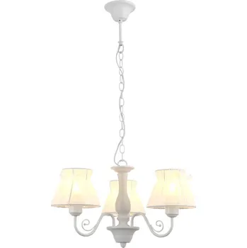 Závěsné svítidlo Zefir bílé 3bodové klasické do obýváku a ložnice CANDELLUX