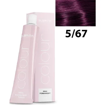 Barva na vlasy Subrina Demi Colour – profesionální demi permanentní barva na vlasy 5/67 60 ml