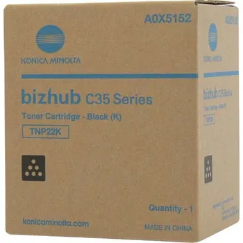 Toner Konica Minolta TNP-22K, Bizhub C35P, black, A0X5152, originál