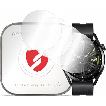Příslušenství k chytrým hodinkám Ochrana displeje Premium Classic 4ks Huawei Watch GT 3 46mm čirá
