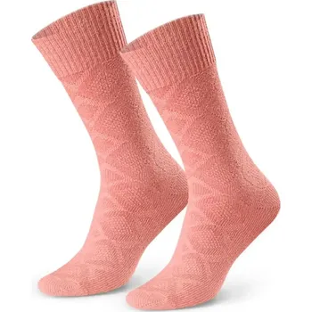 Dámské vlněné ponožky 093 TMAVĚ ČERVENÁ 35-37