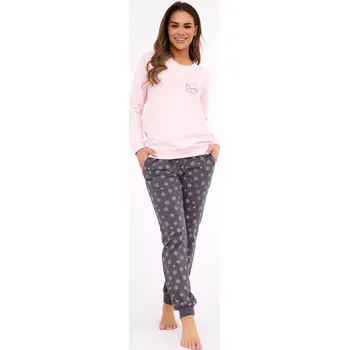 Pyžamo Cornette 163/461 Snow long/r S-2XL dámské Růžová XL