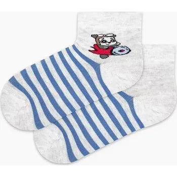 Dívčí oblečení Gatta 224.N59, G24.N59 Cottoline Woisenne chlapecké ponožky vzorované 21-26 Námořnictvo 21-23