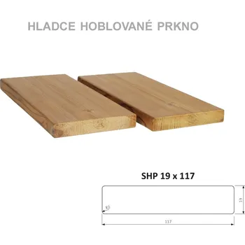Terasové prkno LunaWood Lištové prkno ThermoWood SHP 19x117