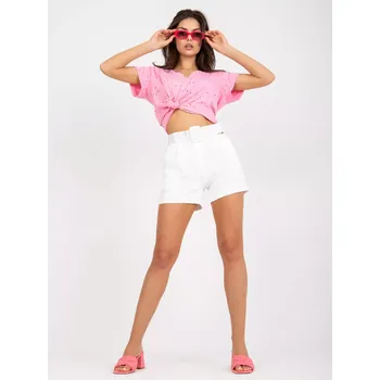 Dámské kraťasy DHJ šortky SN 15776.01P bílá 2XL