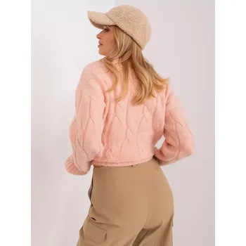 Dámský svetr Přepínač AT SW 0146.10P broskev jedna velikost