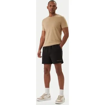 Tommy Jeans Sportovní kraťasy Contrast Linear DM0DM22697 Černá Regular Fit L