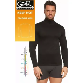 Pánské oblečení PŁGOLF MUŽI UDRŽET HORKÉ černá L