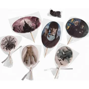 Jedlá dekorace na dort Cukrová dekorace Svět Wednesday TOP - I LOVE CAKES