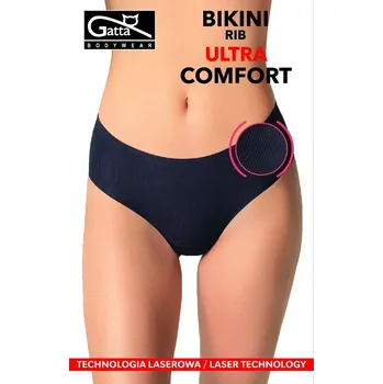 Kalhotky Dámské kalhotky Gatta 41003 Bikini RIB Ultra Comfort S-XL béžová L