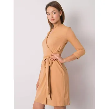 Dámské šaty Šaty LK SK 507665.17P velbloud 40