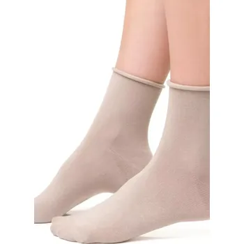 Pánské ponožky Dámské netlačící ponožky 125 Béžová 35-37