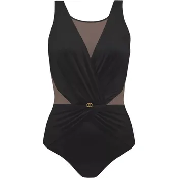 Dámské plavky Dámské jednodílné plavky Fashion 7 1006V 19 - SELF černá L