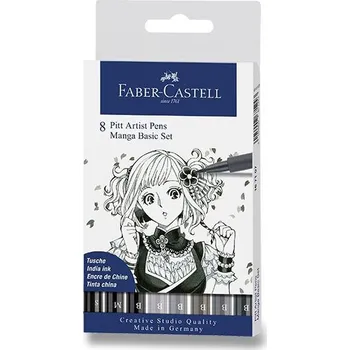 Zvýrazňovač Faber - Castell Popisovač Pitt Artist Pen Manga 8 ks