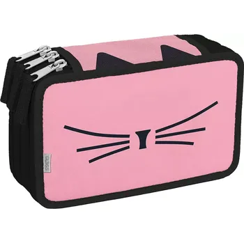 Dětské zboží Školní penál třípatrový Cat lady