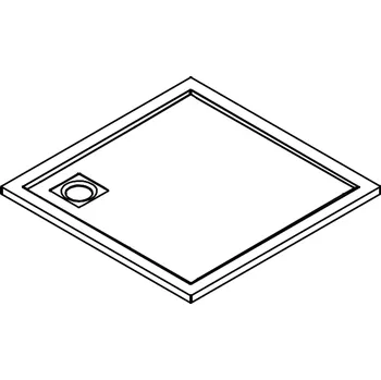 Sprchová vanička GELCO Sprchová vanička XENA HX009, čtverec 90x90 cm, hladká